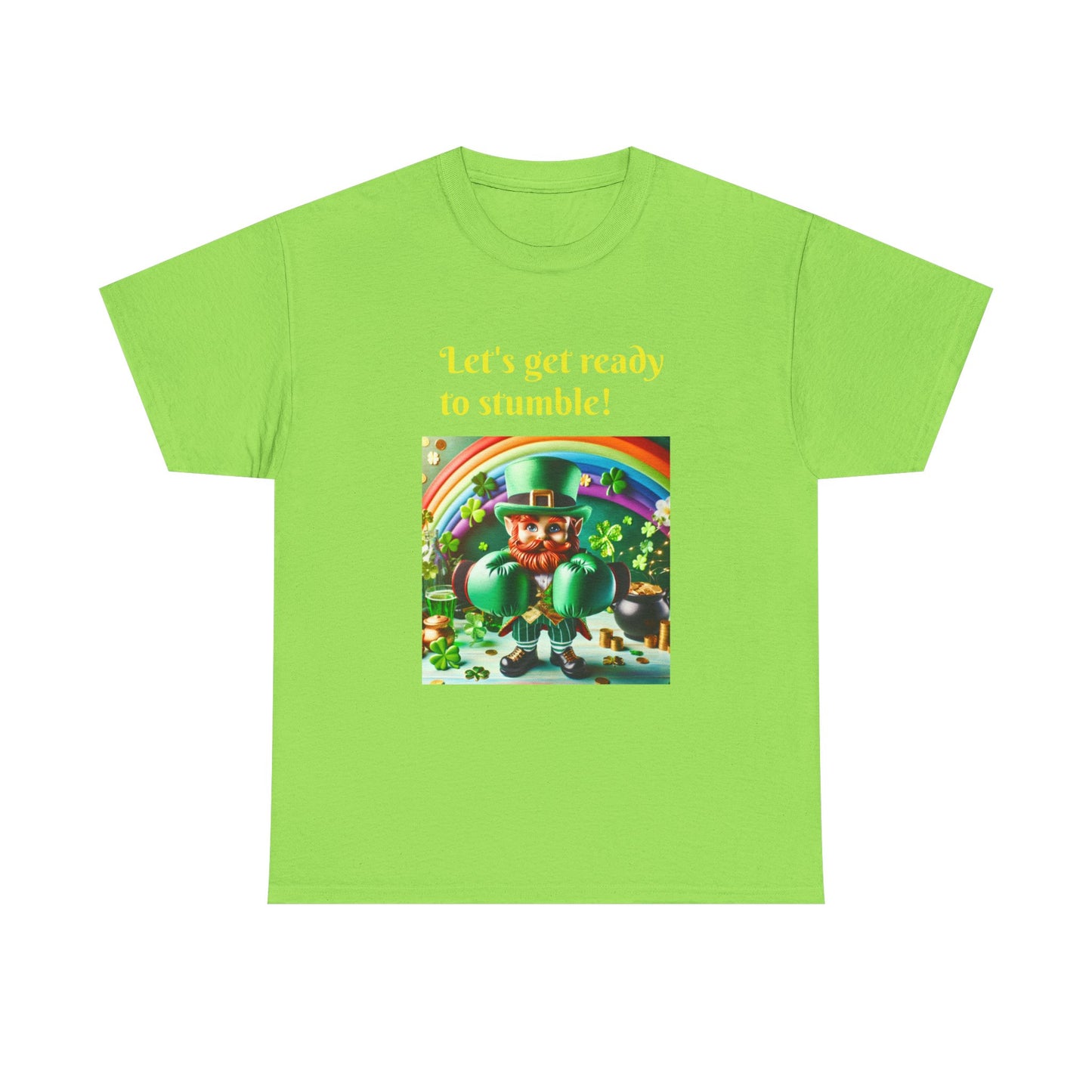 St. Patrick's Day Unisex Tee - Let's Get Ready to Stumble